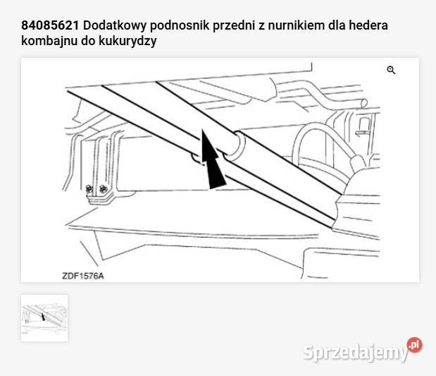 Zestaw przezbrojenia na kukurydzę Holland CX6 Płońsk sprzedam