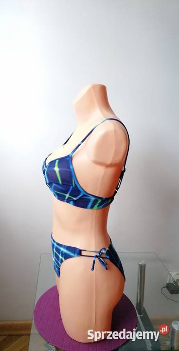 NIEBIESKI KOSTIUM KĄPIELOWY DWUCZĘŚCIOWY RS sprzedam