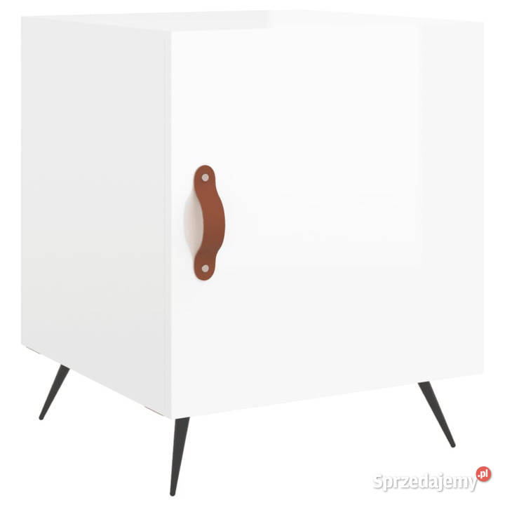 Szafka nocna biała z połyskiem 40x40x50 WM827504 Warszawa