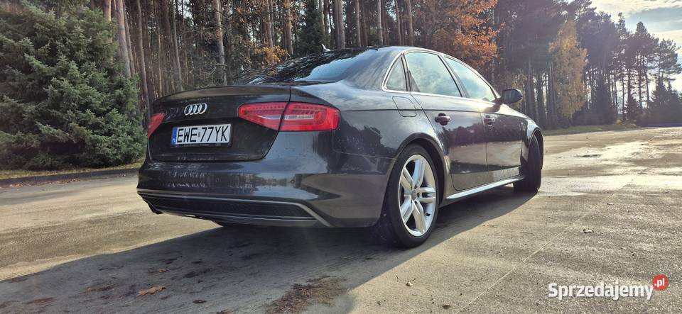 Audi A4 B8 2 x S line model 2014 1968cm3 A4 Samochody osobowe Wieruszów