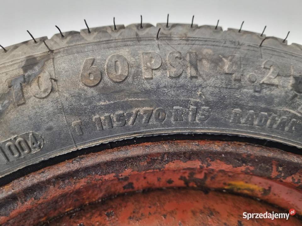 KOŁO DOJAZDOWE Peugeot 206 dojazdówka 11570 R15 Chełm sprzedam