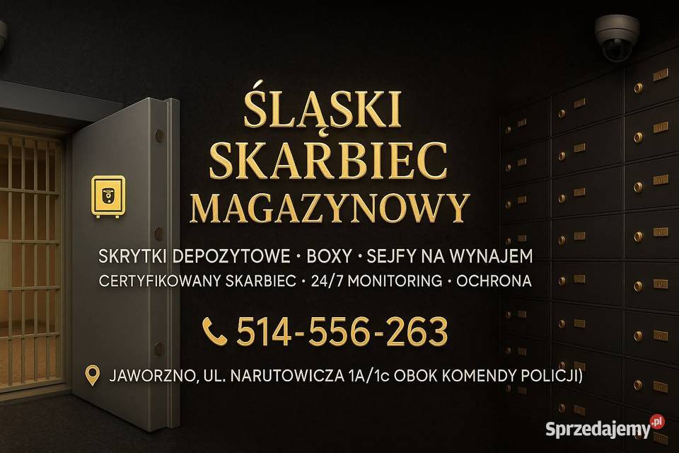 Skrytka depozytowa wynajem bezpieczny magazyn śląskie Jaworzno