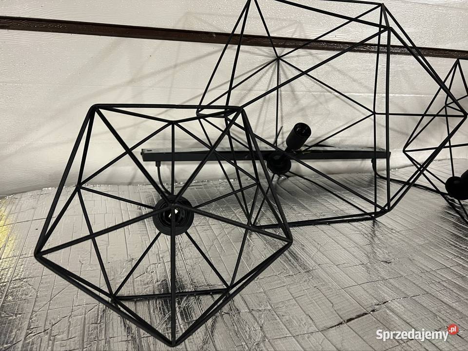 Żyrandol druciany lampa wisząca KASPA