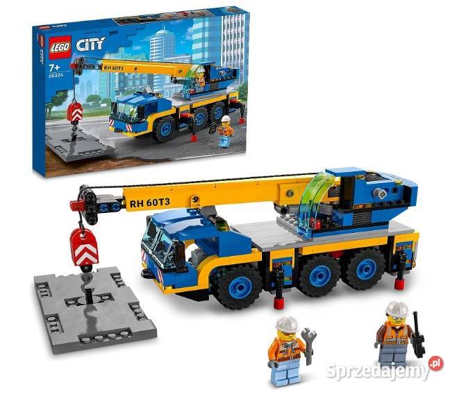 LEGO City Budowa Samochód 60324 Żuraw Auot Dźwig
