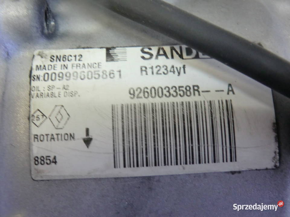 RENAULT CLIO IV KOMPRESOR SPRĘŻARKA KLIMATYZACJI małopolskie Krzeszowice