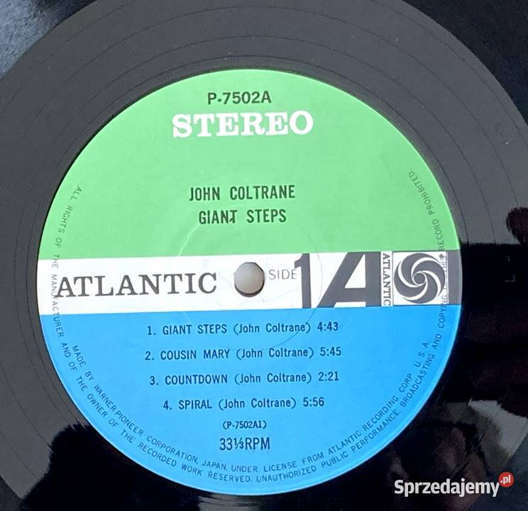 John Coltrane Giant Steps płyta winylowa Szczecin sprzedam
