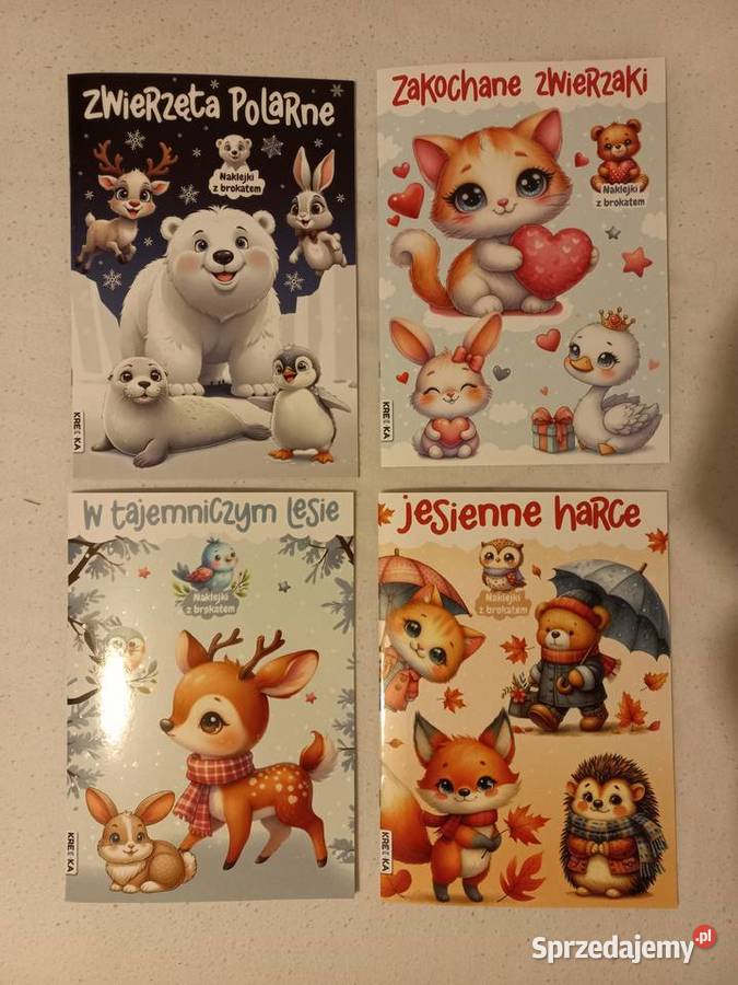 Urocze kolorowanki pół ceny Zwierzątka syreny lubelskie sprzedam