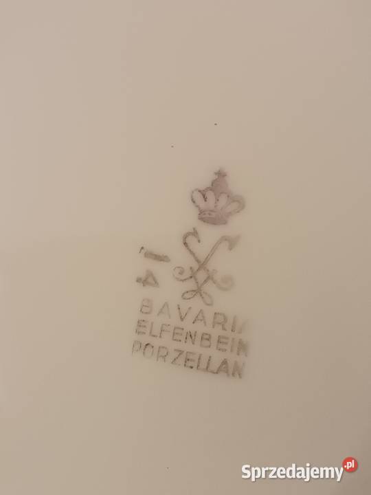 Zestaw porcelanowy filiżanka z talerzykami Gorlice