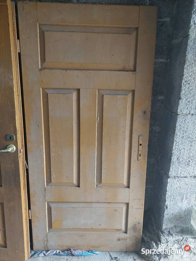 Stare drewniane drzwi z lat 40 kilka sztuk do Łódź