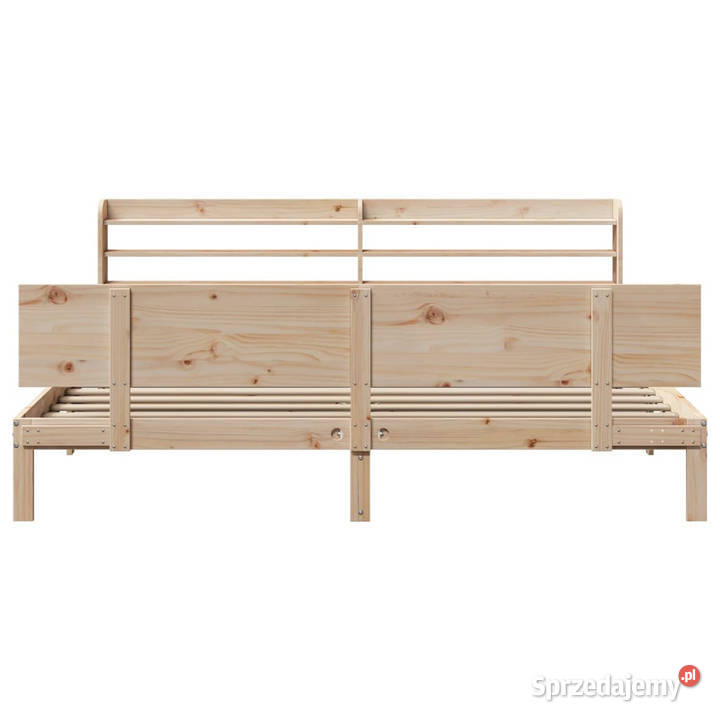Rama łóżka z zagłówkiem sosnowa 180x200 mazowieckie Warszawa sprzedam