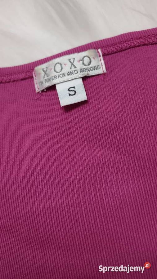 Bluzka damska XOXO zdobiona S kolor różowy Bez wzoru małopolskie Olkusz sprzedam