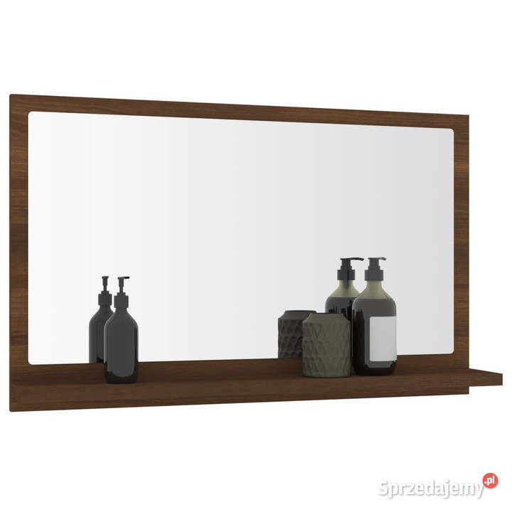 Lustro łazienkowe brązowy dąb 60x105x37 WM815638 Warszawa sprzedam