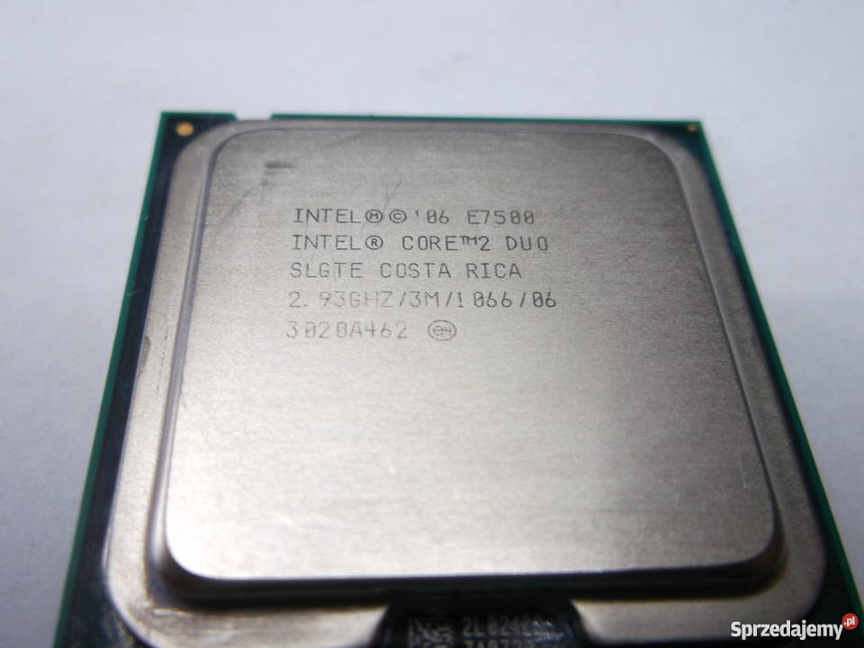 Разгон процессора intel core 2 duo e7500