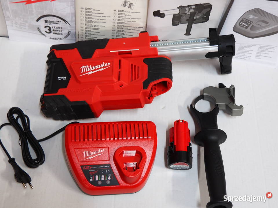 MILWAUKEE M12 DE odsysacz odkurzacz wiertarka mazowieckie Baszkówka