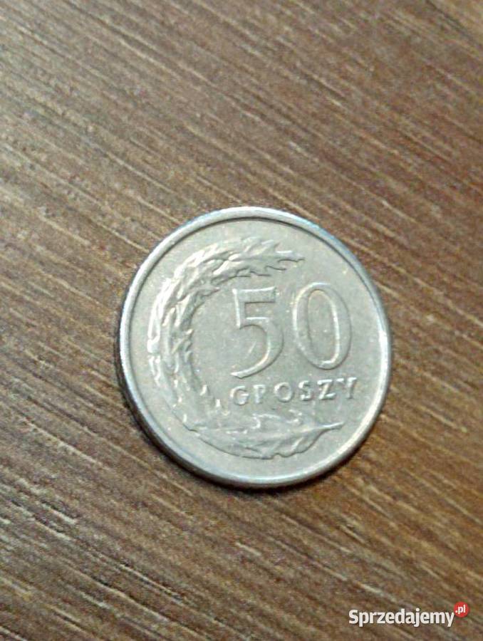 Sprzedam szoste 50 gr 1992 r Numizmatyka