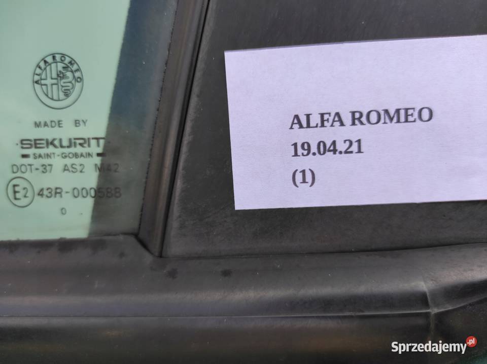 DRZWI LEWY PRZÓD GOŁE ALFA ROMEO 147 937 3D Części Nowy Tomyśl