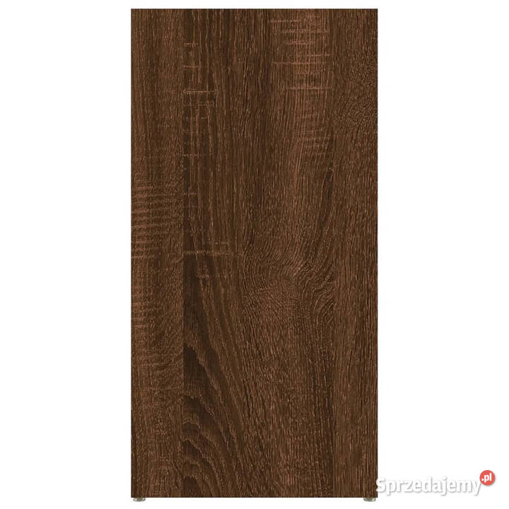 Regał na książki brązowy dąb 50x25x106 WM815446 mazowieckie