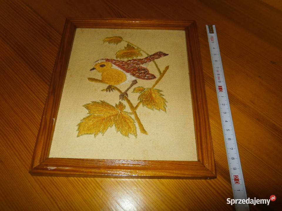 Obraz haftowany w ramce 17x20 miniatura Łódź sprzedam