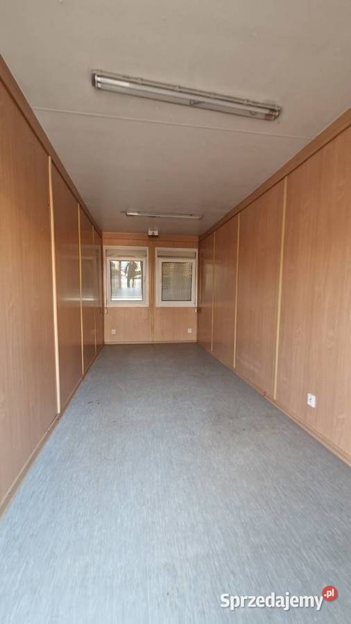 KONTENER BIUROWY z roletami Wynajmę mazowieckie Somianka-Parcele sprzedam