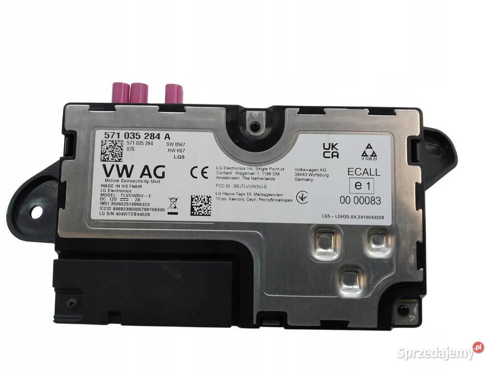 MODUŁ USŁUG ONLINE 571035284A Skoda Superb IV