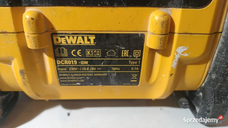 Radio budowlane DeWalt DCR019 Katowice sprzedam