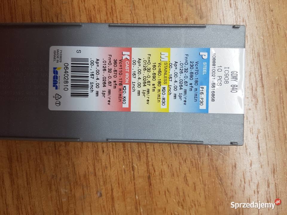 Płytka skrawająca Iscar GDMY 840 IC908 Produkcja Produkcja