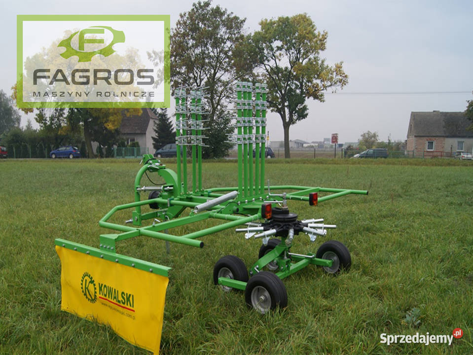 Nowa Zgrabiarka karuzelowa wirnikowa tandem RATY Sierpc