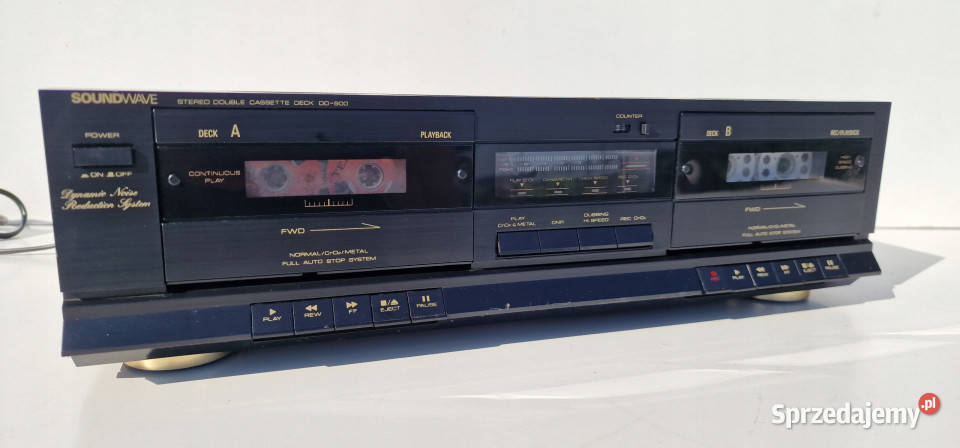 Magnetofon SoundWave DD900 casette deck Międzychód sprzedam