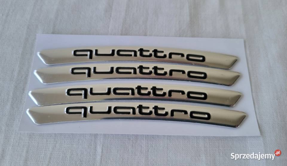 Naklejkiemblematy na felgi Audi Quattro Gliwice