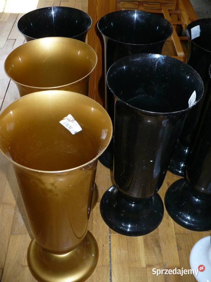 Gazony wazony czarne 5 sztuk Poznań