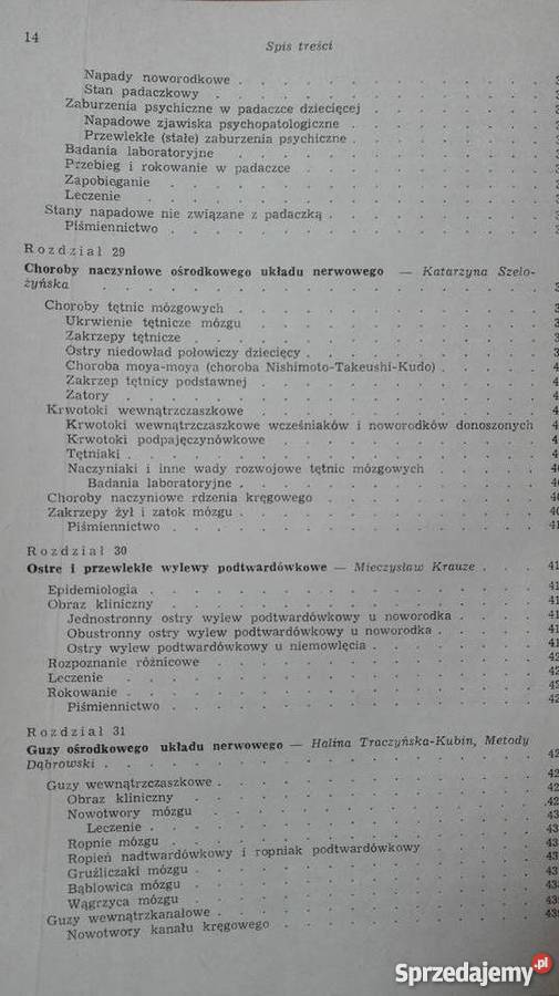 Neurologia dziecięca Jagna Czochańska red PZWL Olsztyn sprzedam