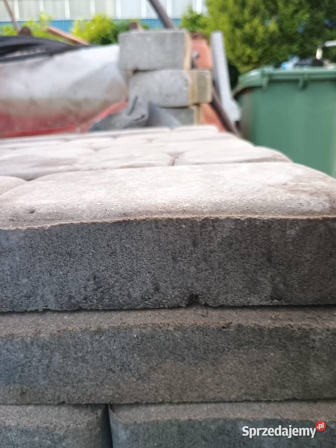 Kostka brukowa betonowa szara Polbruk Nostalit Chrzanów