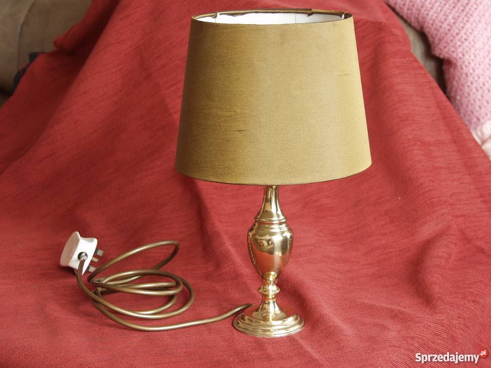 Lompla nocna mosiądz i marmur mazowieckie Płońsk sprzedam