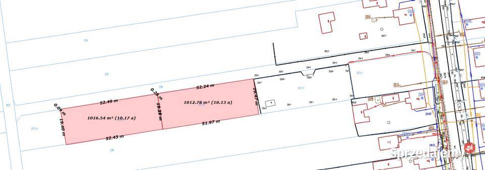 Sprzedam działki budowlane w Sadku 1000m2 Szydłowiec