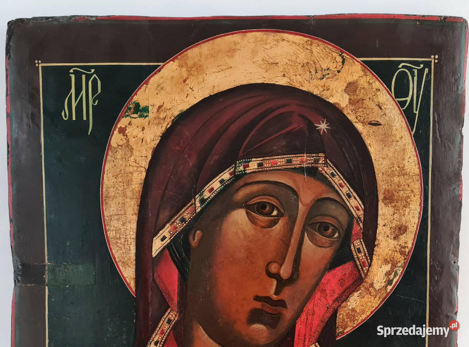 Ikona Matka Boża XVIII wiek 0216 Warszawa sprzedam