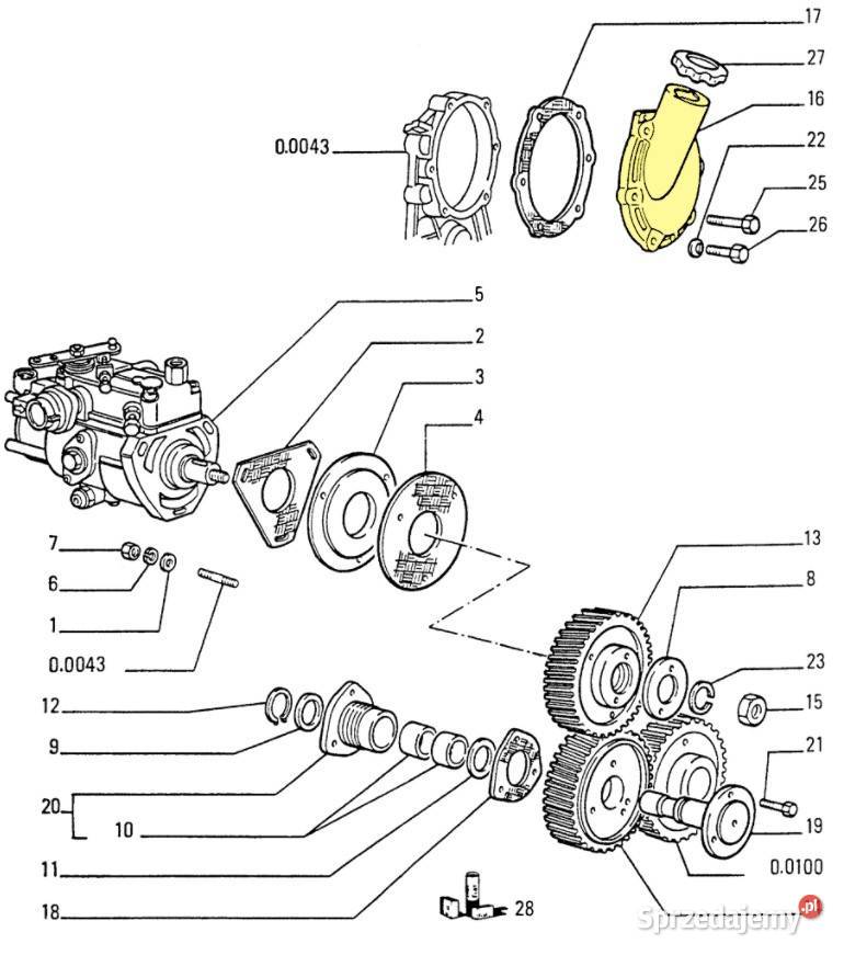 Wlew oleju Case Holland Iveco Fiat Ford 4782886 podlaskie Białystok
