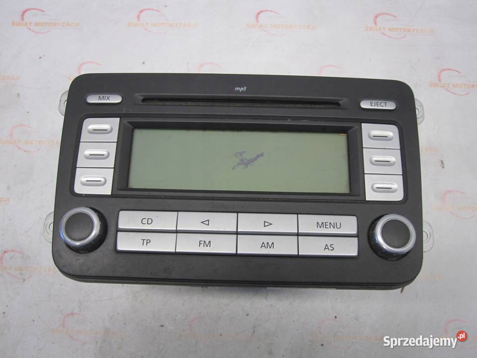 VW GOLF V PLUS 07r radio CD 5M0035186C Kielce sprzedam