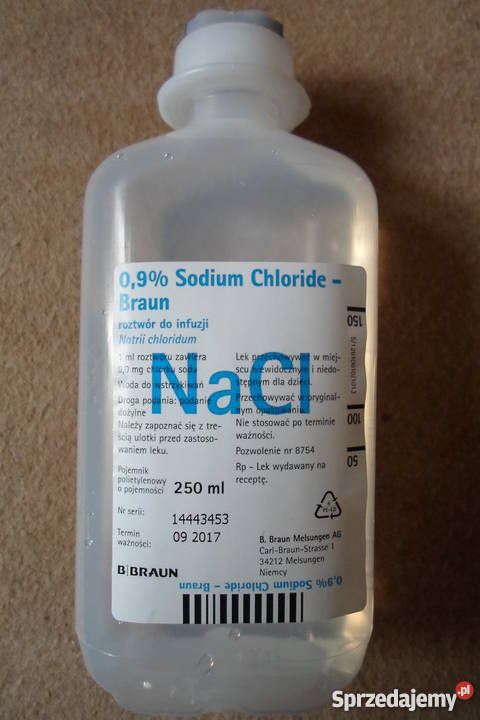 Sól fizjologiczna 250 ml Inhalator Zatoki Lublin