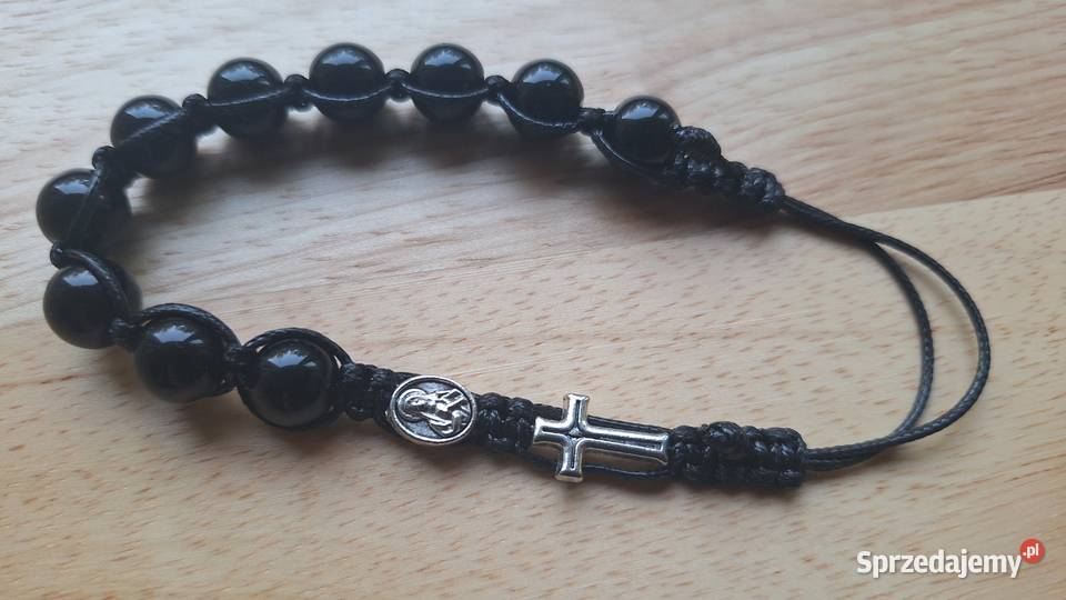 Różaniec mocna dziesiątka na rękę krzyżyk i Legionowo sprzedam