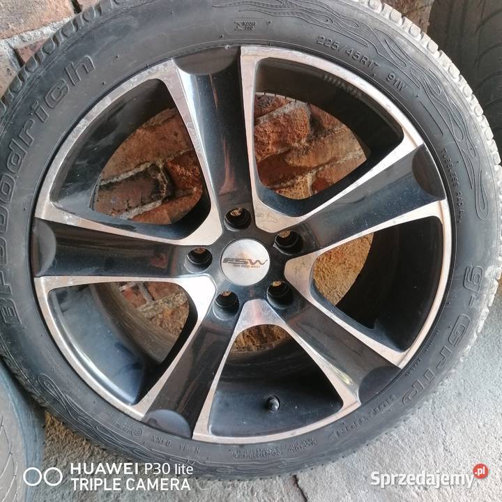 Felgi aluminiowe 17 z oponami Samochodowe Brzostek