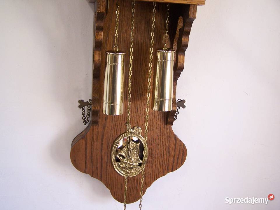 Zegar wiszący z fazami księżyca SBS Feintechnik Koszalin