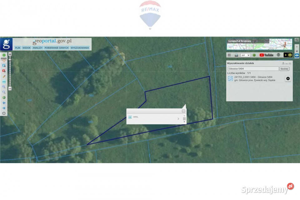 Działka rolna w Gilowicach śląskie Gilowice