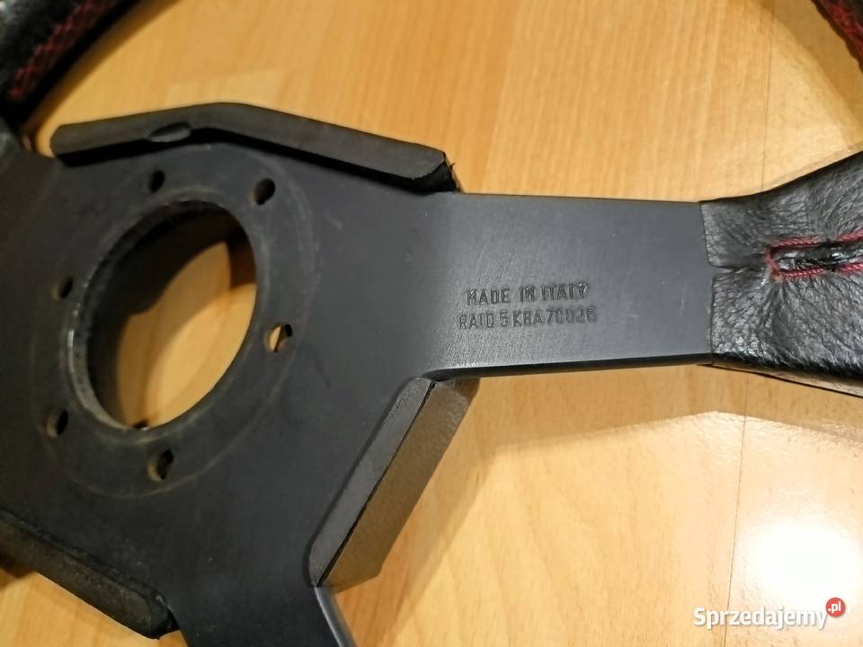 Kierownica Sportowa Raid Turbo 38 z Nakładką osobowe Kierownice Tarnobrzeg