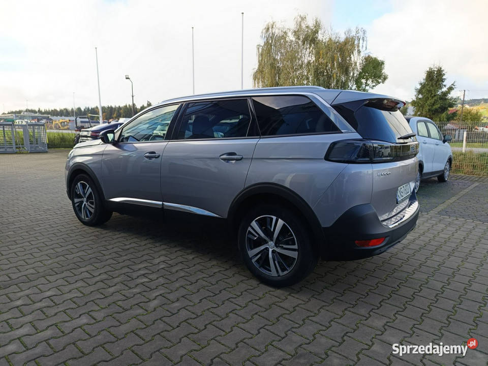 Peugeot 5008 Allure 12 130 super stan niski srebrny Nowy Sącz