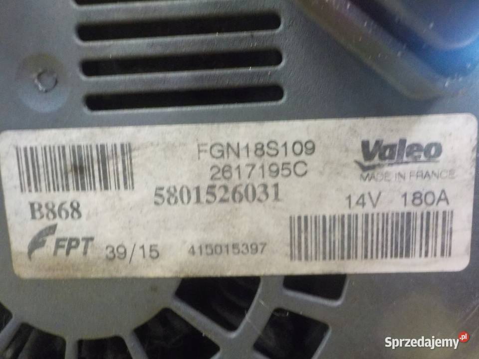 IVECO 23 HPI 14r 106 F1AE0481A alternator Układ elektryczny silnika świętokrzyskie Suków sprzedam