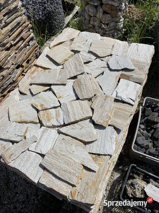 Łupek Złoty Kamień Naturalny Okładzina Elewacja mazowieckie Warszawa sprzedam