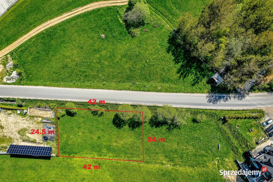 Działka inwestycyjna z widokiem na Tatry małopolskie Gliczarów Górny