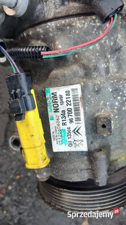 Kompresor klimatyzacji 9670022180 Citroen C5 III osobowe Książ Wielkopolski