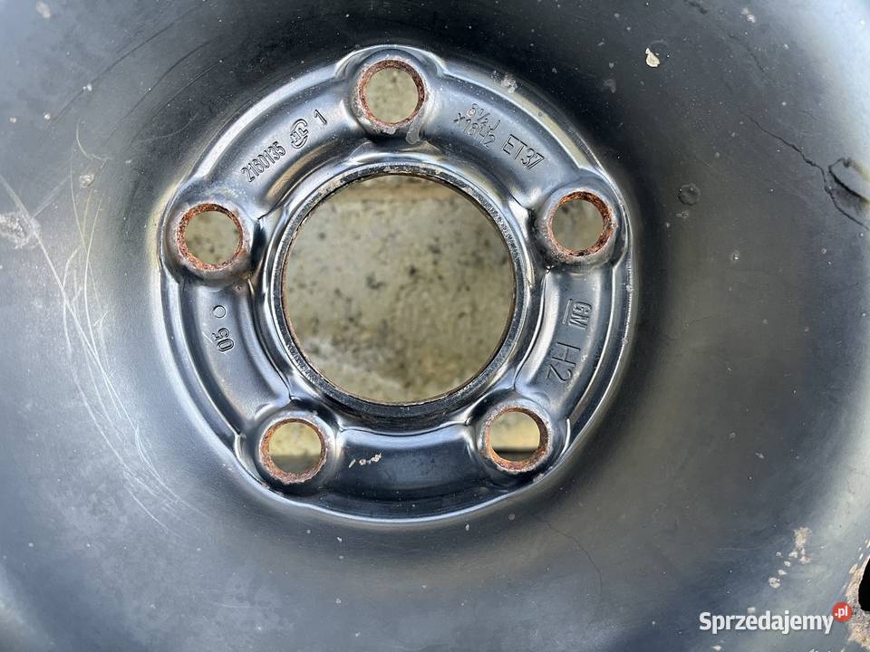 Koła stalowe Opel 16 5x110 ET 37 z oponami Motoryzacja Łęki Strzyżowskie