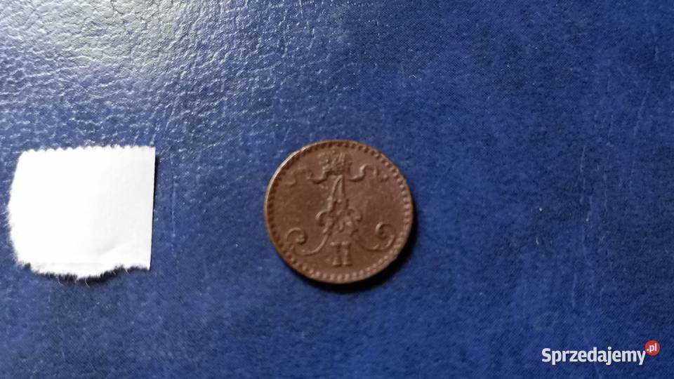 Stare monety 1 penni 1866 Finlandia